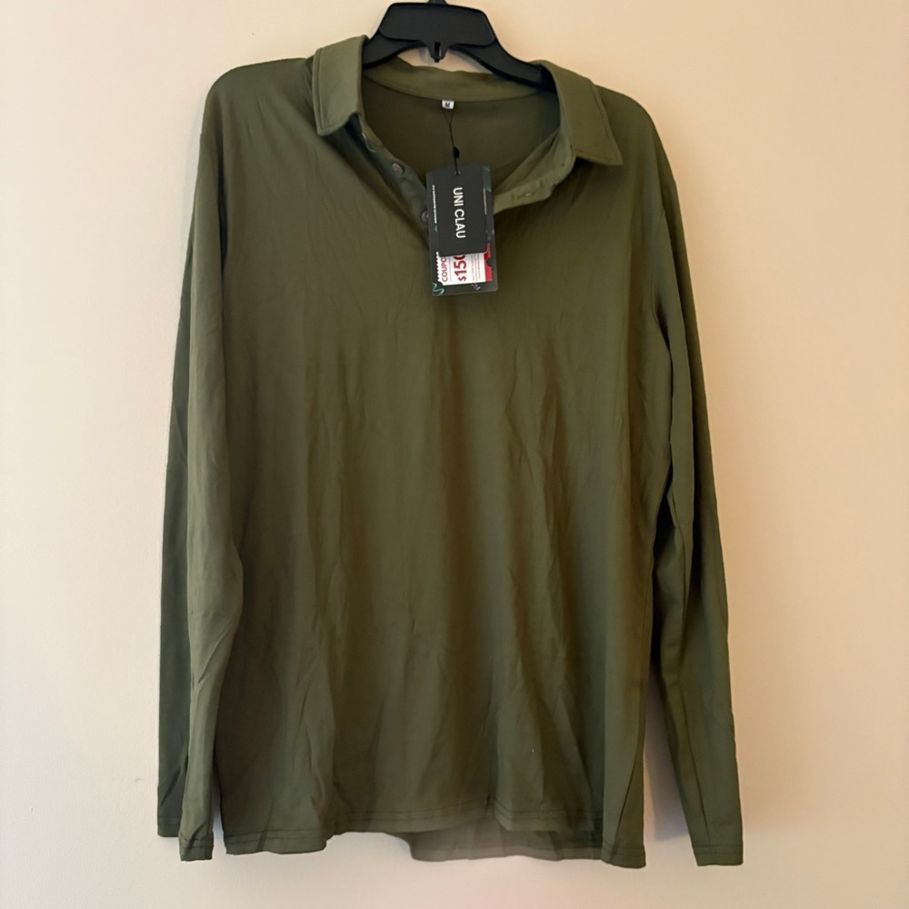 Uni Clau Olive Green Lounge Set Women’s Medium NWT 2 Piece Soft Stretch Set